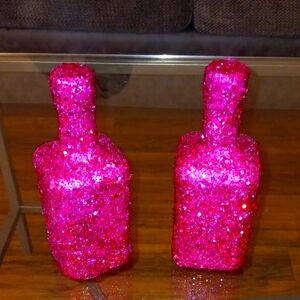 Fushia Pink Glitter Bottles By: Chanbursai